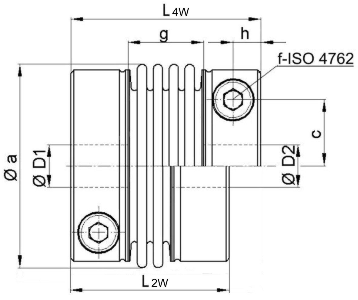 JAKOB SKB-KS-带有金属波纹管联轴器