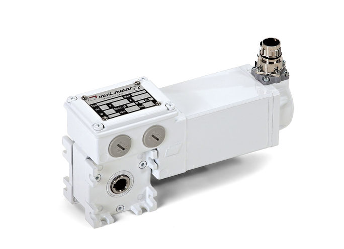 mini motor PC 蜗轮蜗杆电机全封闭外部通风