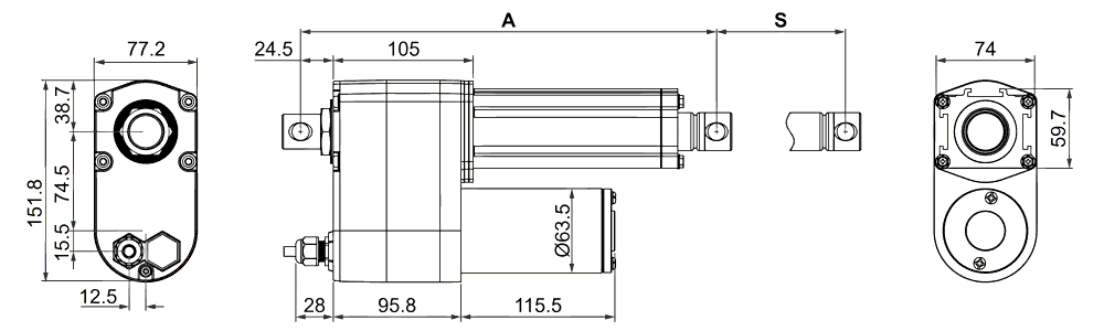 msw-motion 线性执行器 