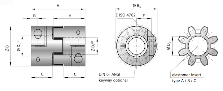 R+W Antriebseleme联轴器