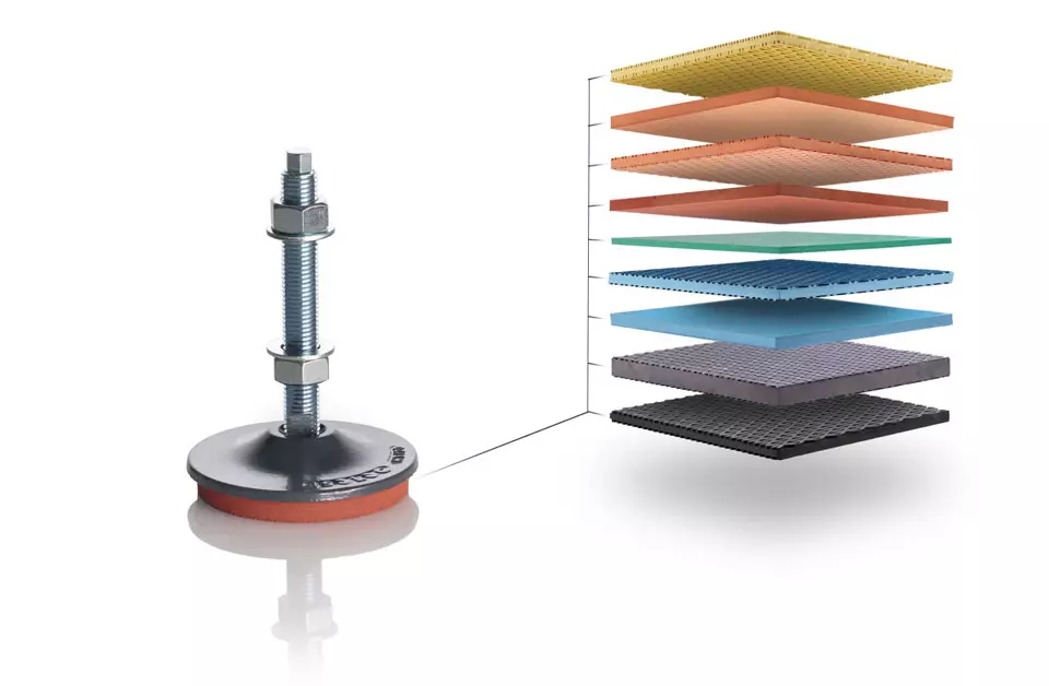 isoloc通用精密机器减震器