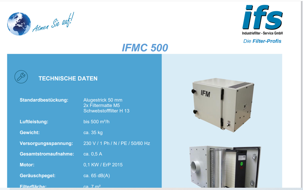 ifs-industriefilter机床配套碎屑处理过滤器